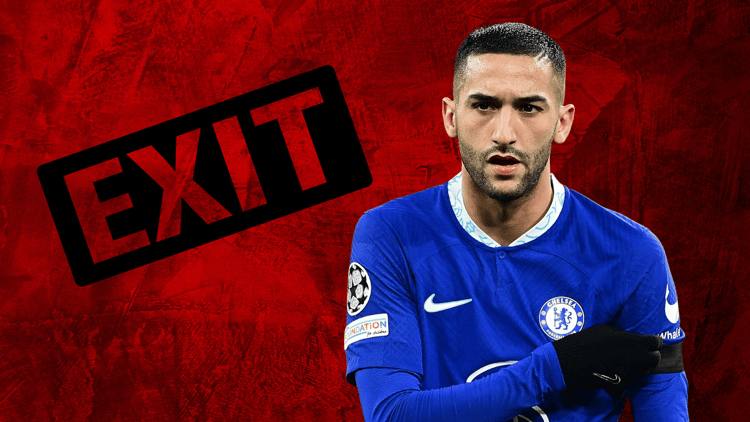 Hakim Ziyech is heading for the Chelsea exit