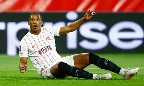 Sevilla attacker Anthony Martial during a loan spell from Man Utd