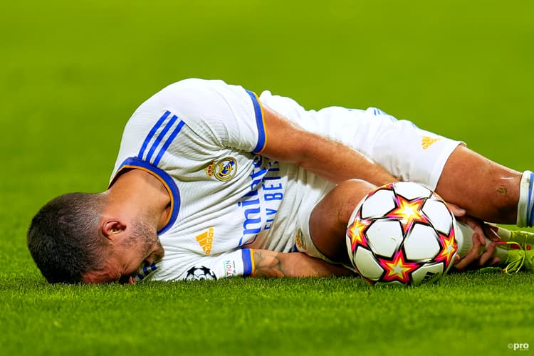 Hazard has spent much of his time at Real Madrid injured