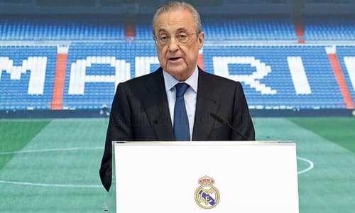 Real Madrid president Florentino Perez.