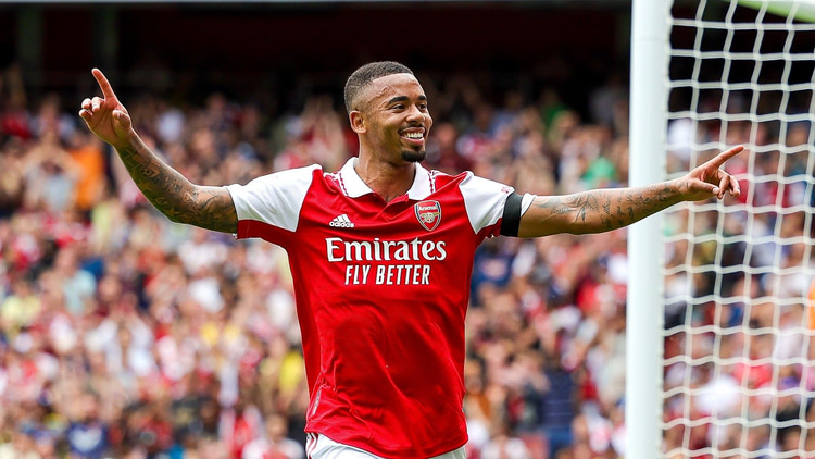 Gabriel Jesus maakte voor 52 miljoen euro de overstap van Manchester City naar Arsenal