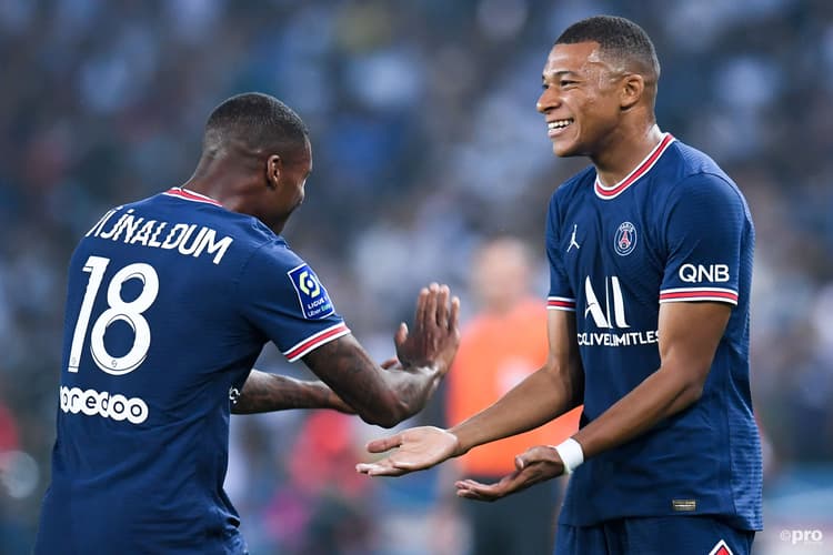 Real Madrid target Kylian Mbappe playing for PSG in Ligue 1