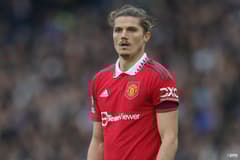 Marcel Sabitzer playing for Man Utd