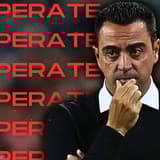 Xavi, Barcelona, desperate