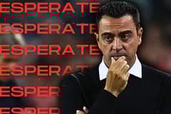 Xavi, Barcelona, desperate