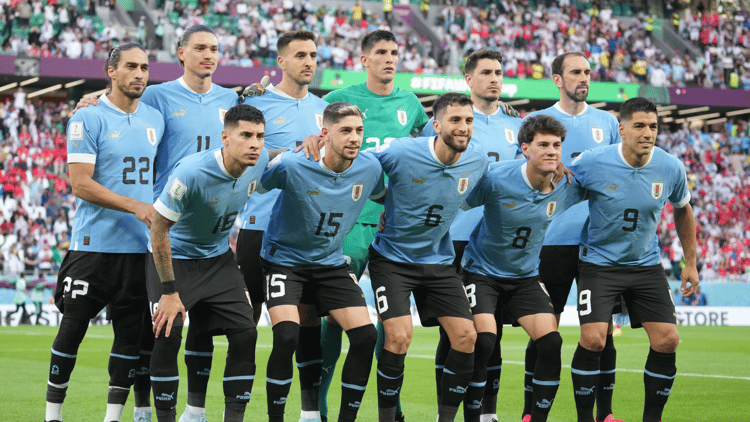 De selectie van Uruguay heeft een transferwaarde van 343,4 miljoen euro.
