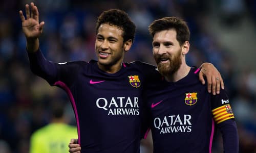 Neymar, Lionel Messi, Barcelona