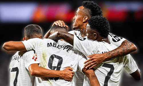 Éder Militão, Vinícius Júnior, Kylian Mbappé, Real Madrid