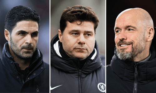 Mikel Arteta, Mauricio Pochettino, Erik ten Hag, 2023/24