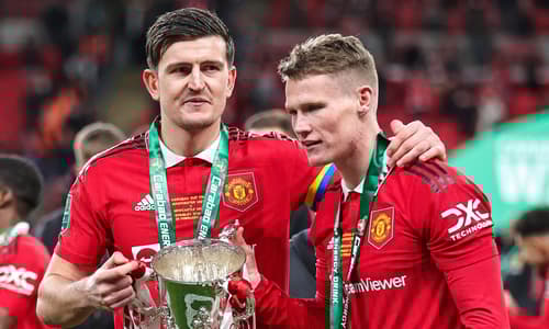 Man Utd pair Harry Maguire and Scott McTominay