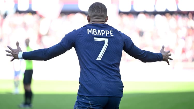 Mbappe was on the scoresheet before the break for the World Cup