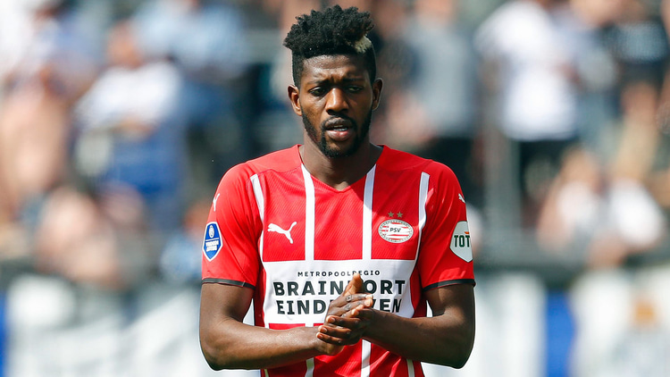 Ibrahim Sangaré in het shirt van PSV.