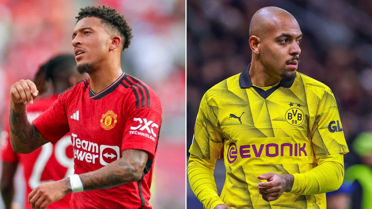 Jadon Sancho and Donyell Malen