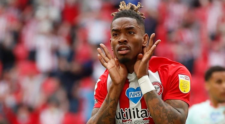 Ivan Toney was linked with a move to Man Utd in the summer