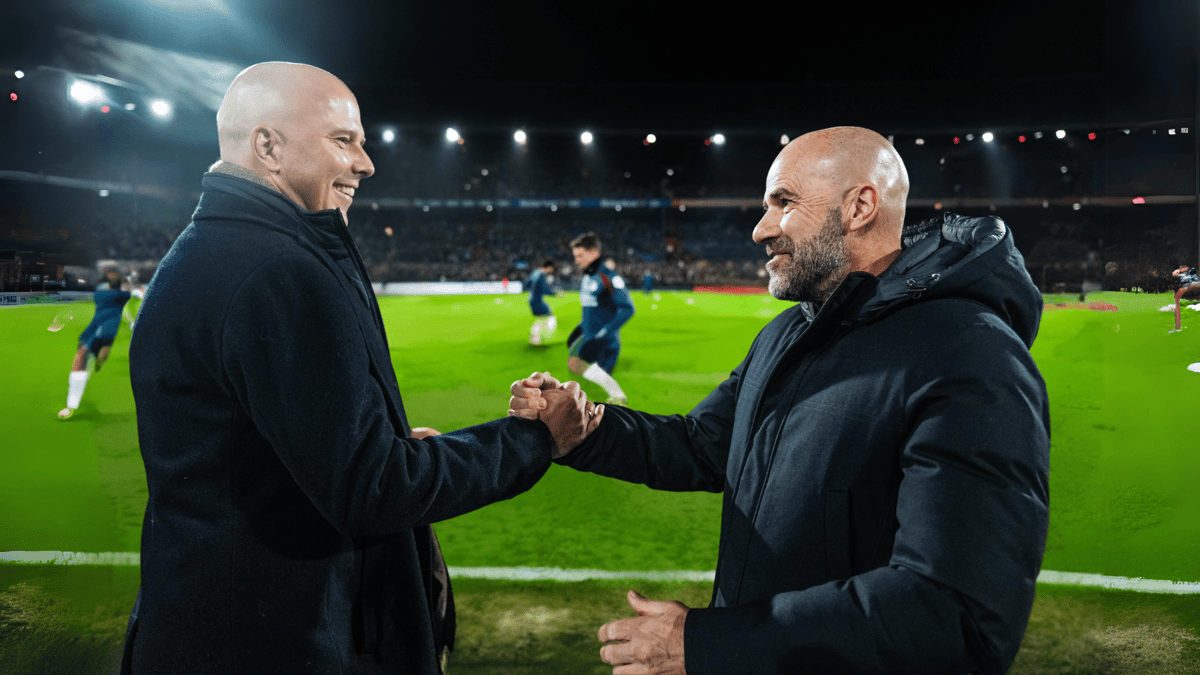 Arne Slot, Peter Bosz, PSV - Feyenoord