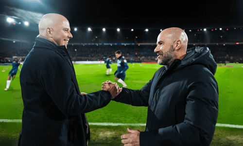 Arne Slot, Peter Bosz, PSV - Feyenoord