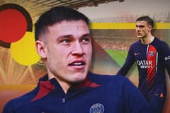 Manuel Ugarte of PSG remains a target for Man Utd