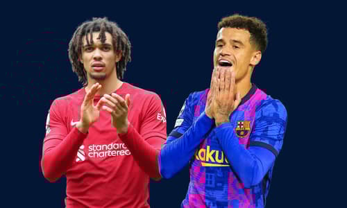 Trent Alexander-Arnold, Philippe Coutinho, Liverpool, Barcelona