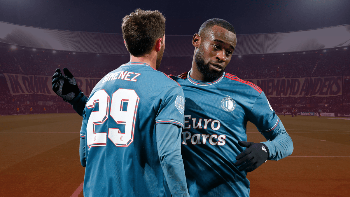 Lutsharel Geertruida, Santiago Giménez, De Kuip, 2023