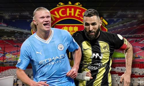 Erling Haaland, Karim Benzema, Man Utd