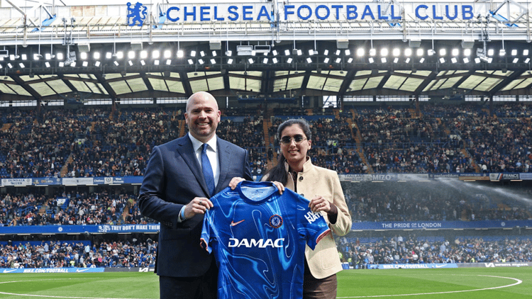 Chelsea have a shirt sponsor secured for the rest of the season.