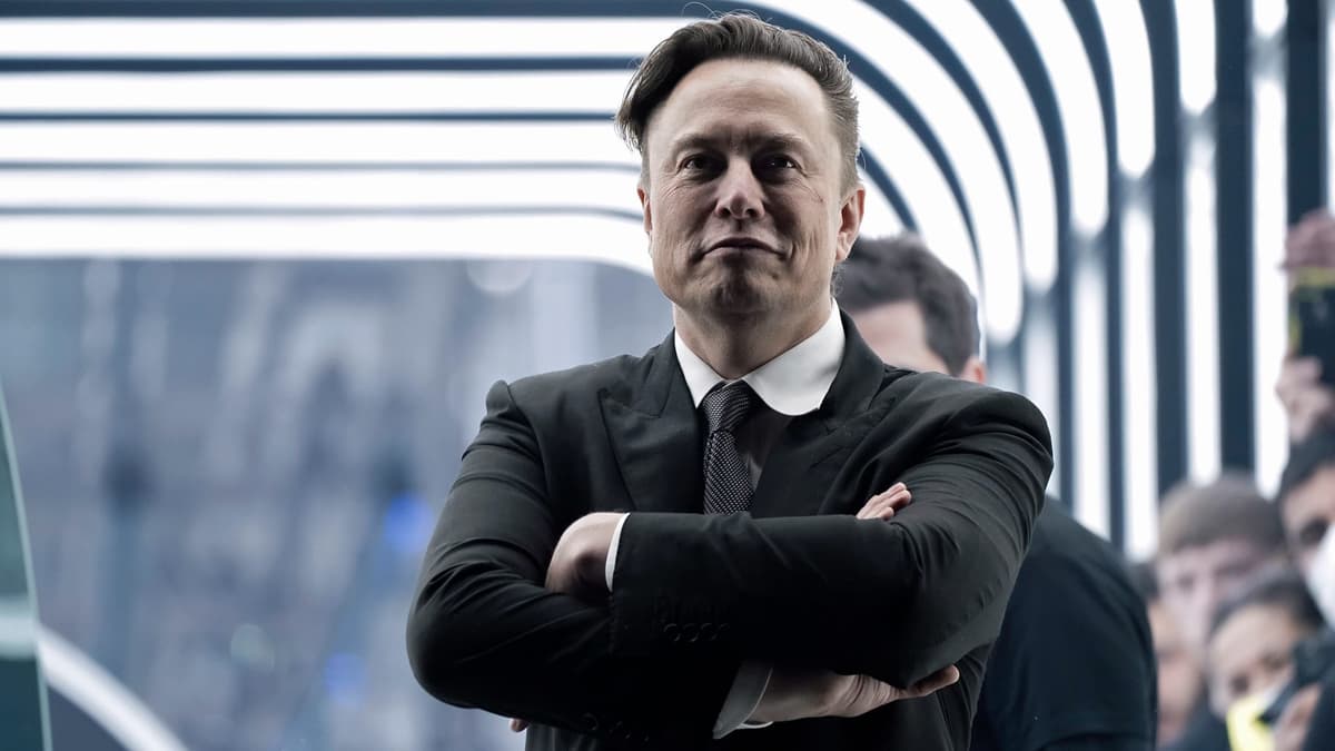 Elon Musk at Tesla Delivery Day.