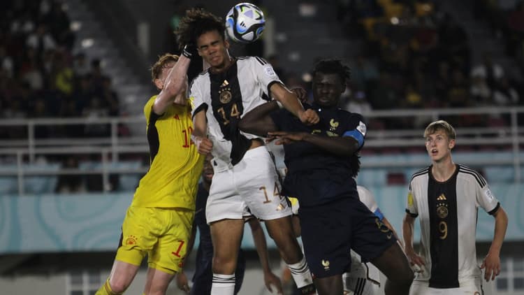 David Odogu in the U17 World Cup final