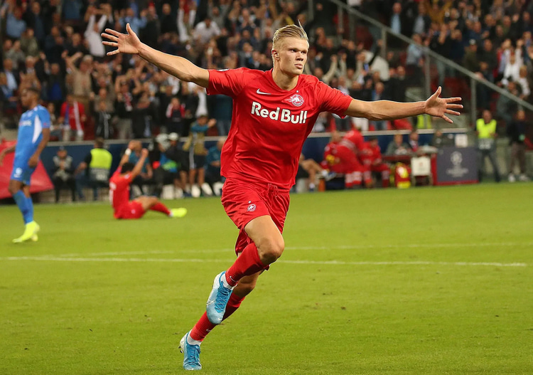 Haaland was signed by Rangnick's Red Bull Salzburg 