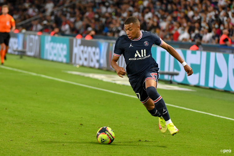 Real Madrid transfer target Kylian Mbappe playing for PSG in Ligue 1, 2020/21