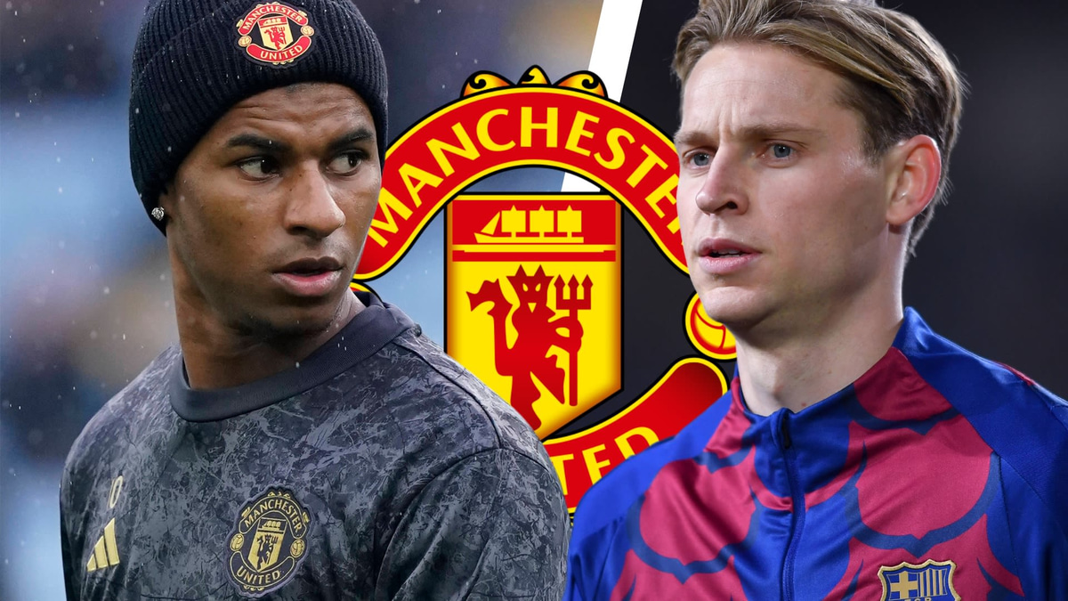 Marcus Rashford, Frenkie de Jong, Man Utd, 2024/25