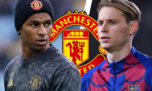 Marcus Rashford, Frenkie de Jong, Man Utd, 2024/25
