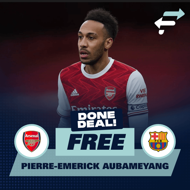 Pierre-Emerick Aubameyang signs for Barcelona