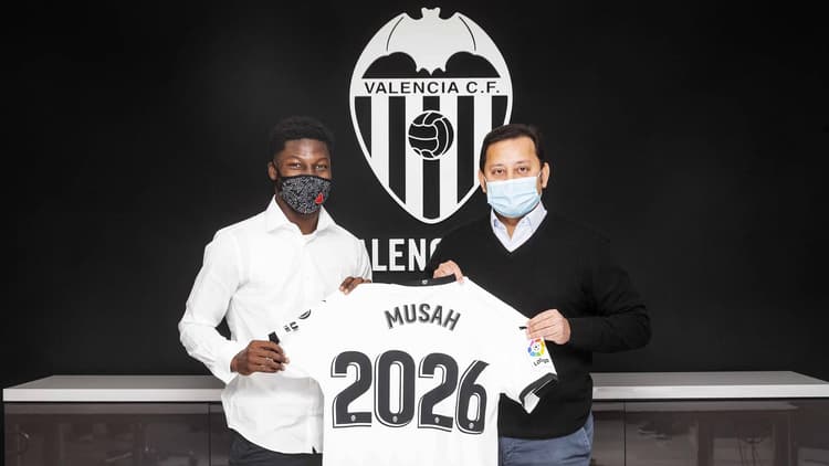 Yunus Musah is contracted to Valencia until 2026