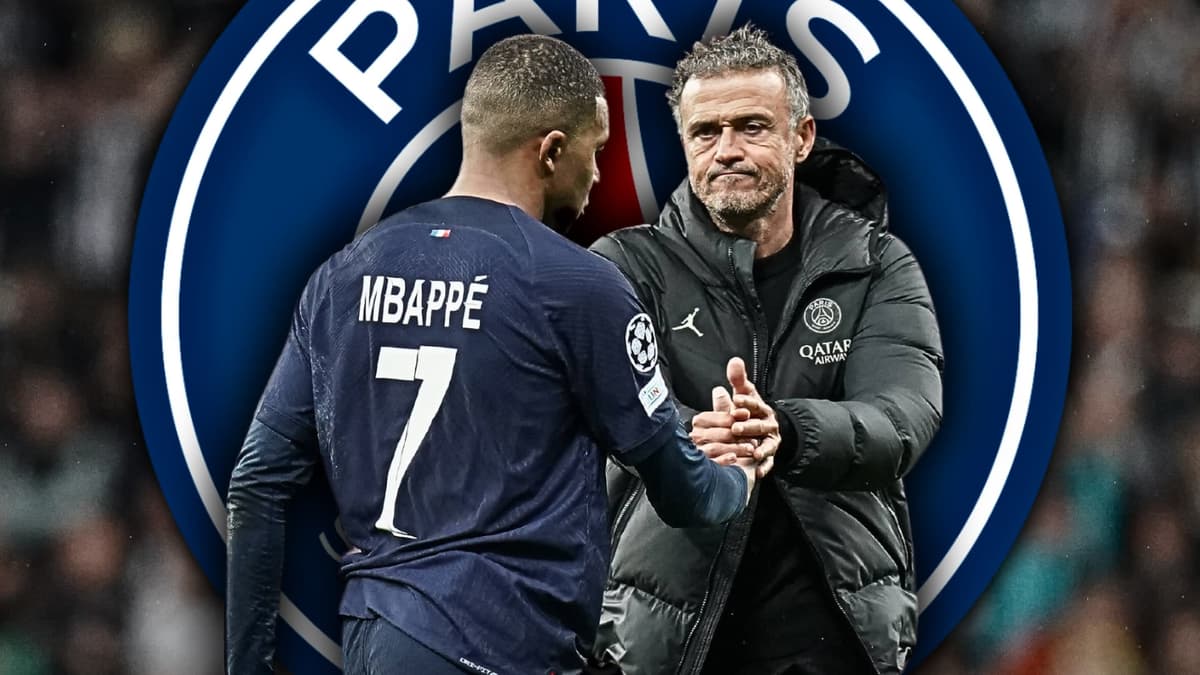 Luis Enrique, Kylian Mbappe, PSG