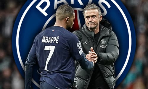 Luis Enrique, Kylian Mbappe, PSG