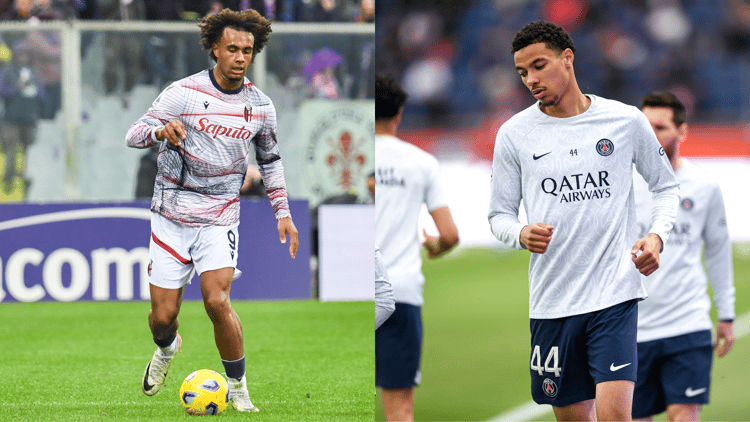 Hugo Ekitike (right) and Joshua Zirkzee are expected to be targeted by West Ham
