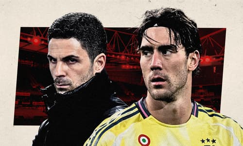 Mikel Arteta, Dusan Vlahovic, Arsenal