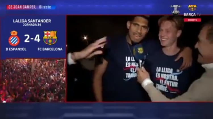 Ronald Araujo brands Frenkie de Jong 'a crack'