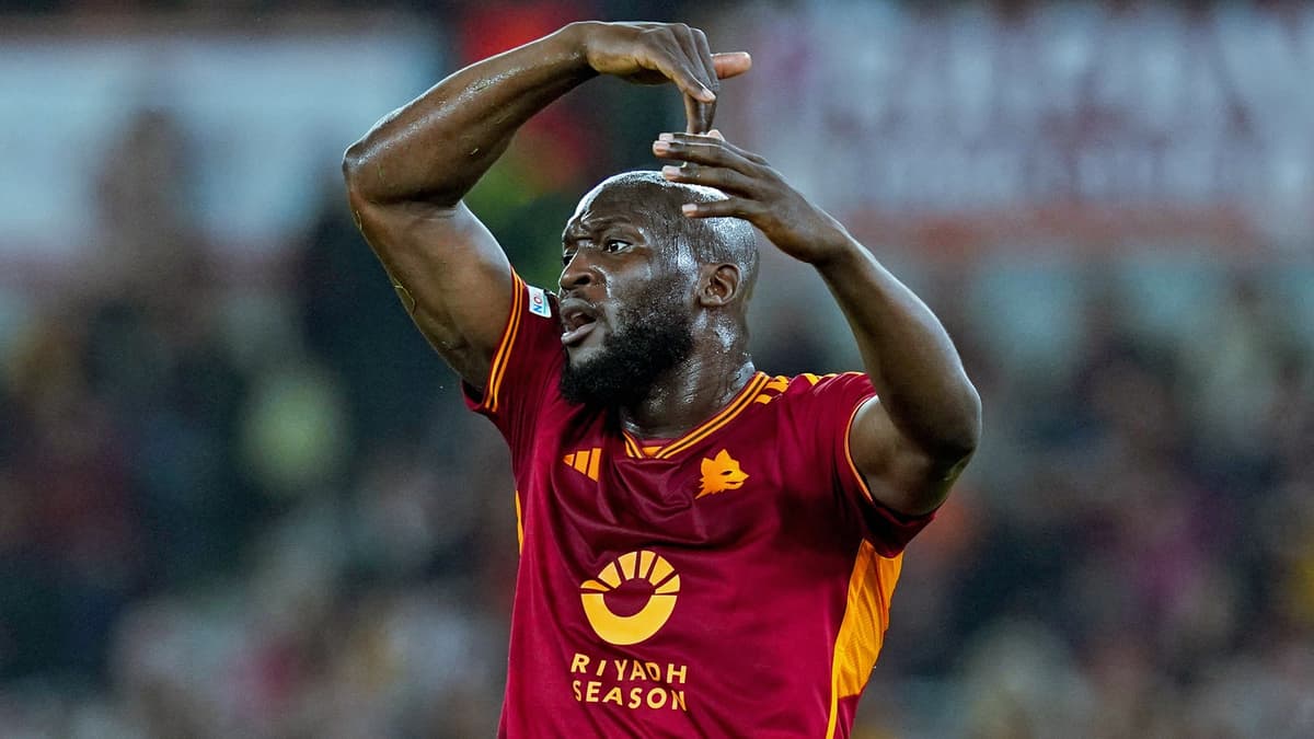 Roma's Romelu Lukaku.