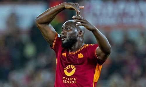 Roma's Romelu Lukaku.