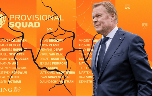Ronald Koeman, Ronald Koeman voorselectie Oranje