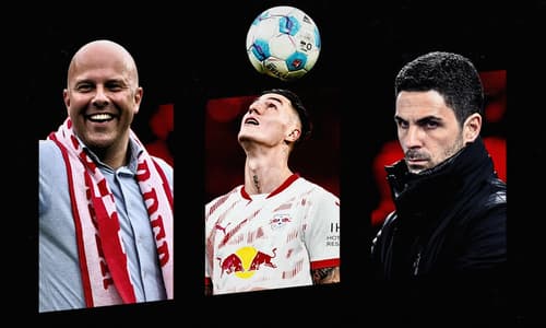 Arne Slot, Benjamin Sesko, Mikel Arteta