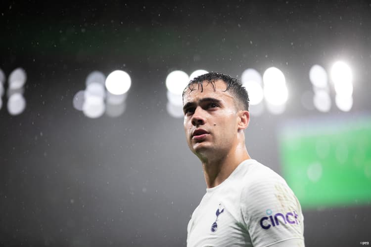 Reguilon in action for Spurs