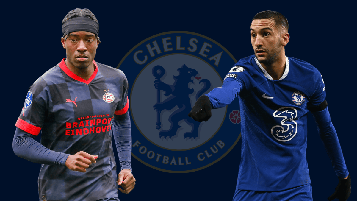 Hakim Ziyech, Noni Madueke, Chelsea, 2023