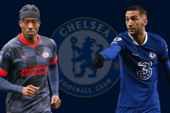 Hakim Ziyech, Noni Madueke, Chelsea, 2023