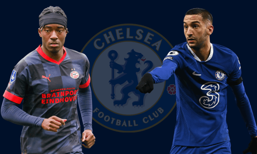 Hakim Ziyech, Noni Madueke, Chelsea, 2023