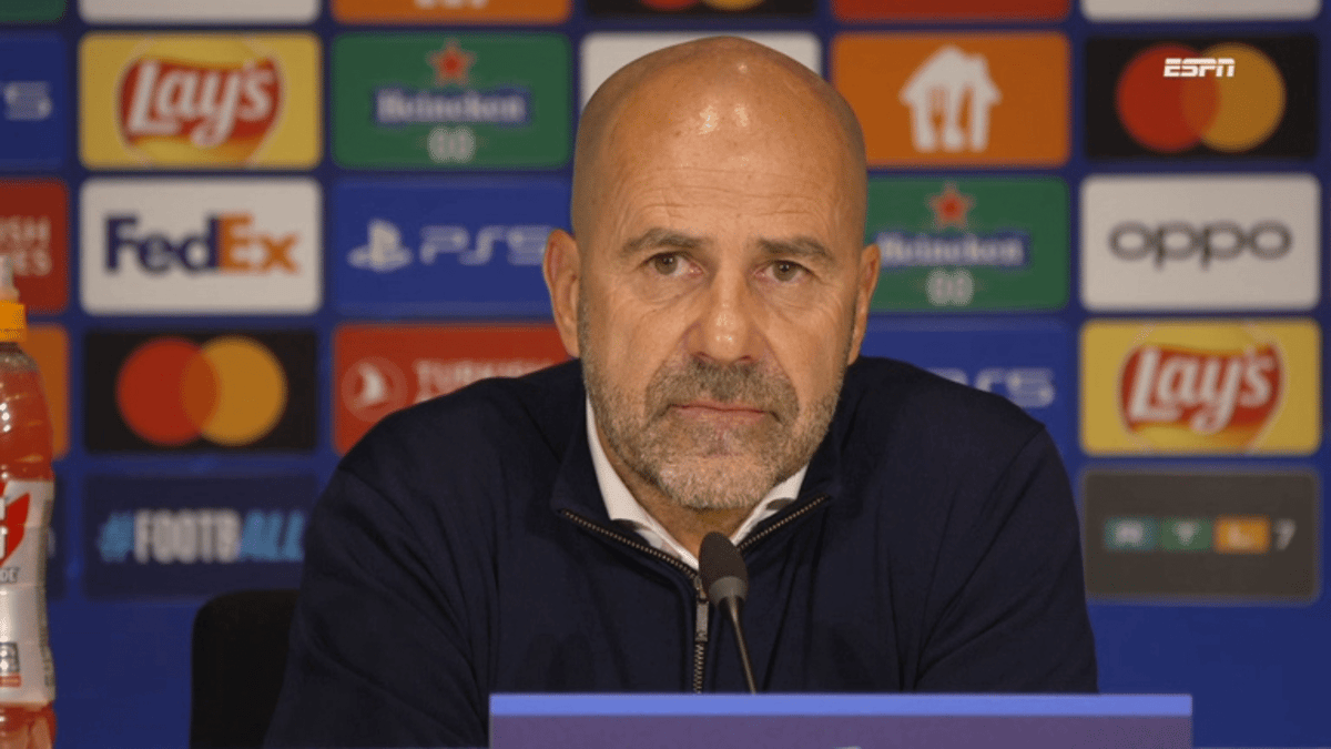 Peter Bosz, Press conference, PSV