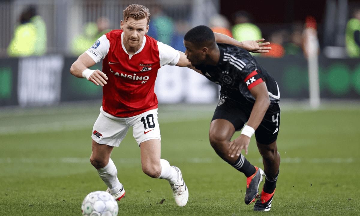 Dani de Wit, Jorrel Hato, AZ - Ajax