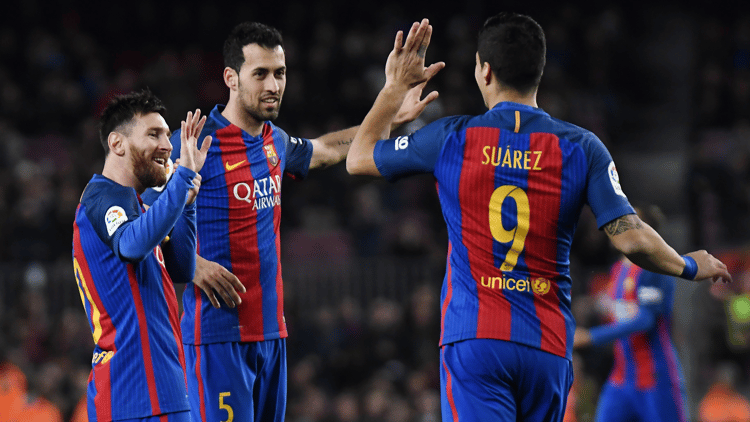 Lionel Messi and Sergio Busquets could be joined at Inter Miami by Luis Suarez
