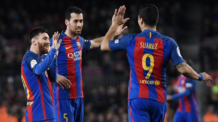 Lionel Messi and Sergio Busquets could be joined at Inter Miami by Luis Suarez